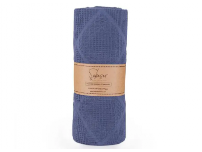 Вафельная простынь Saheser - Lavin Indigo (Turkey), 210 х 230 см